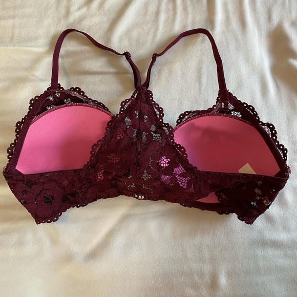 VS Pink bralette 32C burgundy - Picture 5 of 6